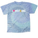 LOVESTRONG, a Lagoon Classic Tie Dye Tee