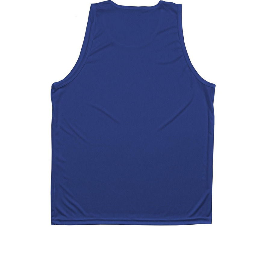 Summer Shirts, a True Royal Unisex Performance Tank (back-view)