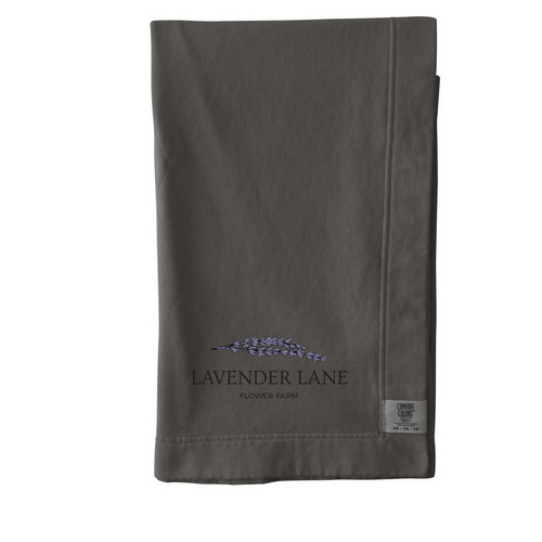 Logo Blanket, a Pepper Comfort Colors Blanket