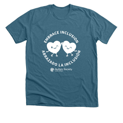 Embrace Inclusion 2026 EP Tee, a Heather Deep Teal Premium Unisex Tee
