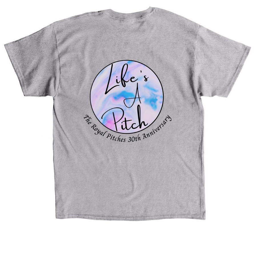30th Anniversary, a Sport Grey Classic Unisex Tee (back-view)