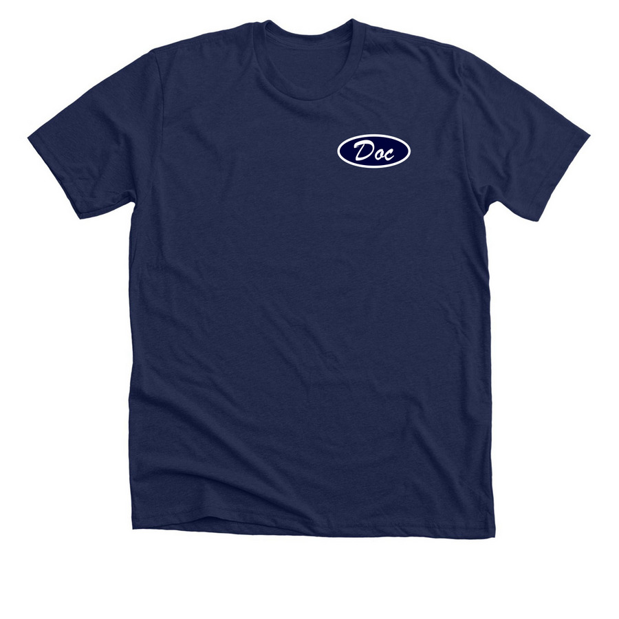 Doctor Car, a Solid Navy Blend Premium Unisex Tee
