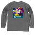 Lovely Cats & Dogs, a Athletic Heather Premium Long Sleeve Tee (back-view)