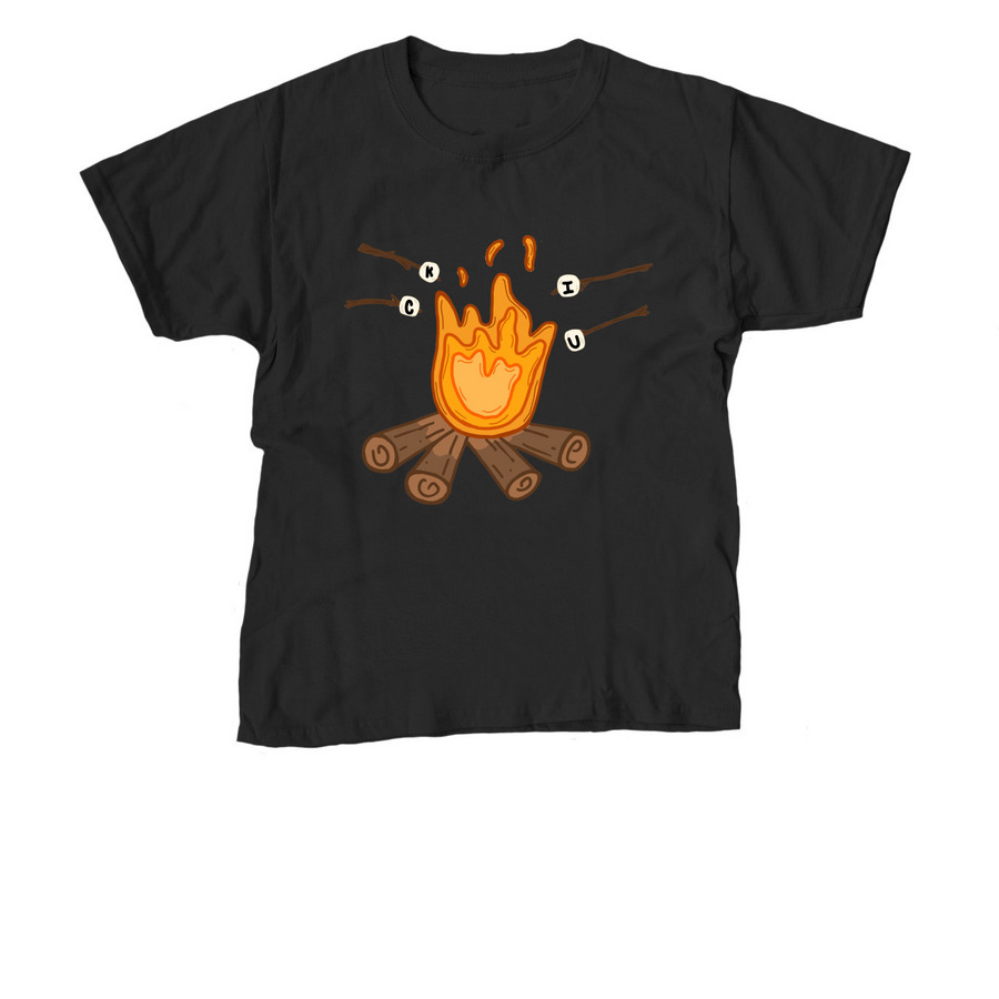 S'mores!, a Black Youth Unisex Tee