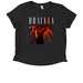 Dracula Apparel, a Deep Black Allmade Eco Triblend Women?s Scoop Neck Tee