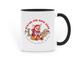 Hiking For Hogs 2026, a Black Two-Tone Ceramic Mug