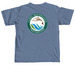 CWP Logo Shirts, a Blue Jean Comfort Colors Unisex Tee (back-view)