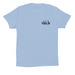 LUE Front & Back Logo Collection, a Baby Blue Premium Cotton Tee