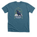 Crow Brain&nbsp;, a Heather Deep Teal Premium Unisex Tee