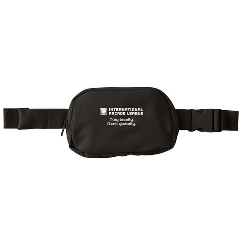 IAL - Drug bag, a Deep Black Matte Hip Pack