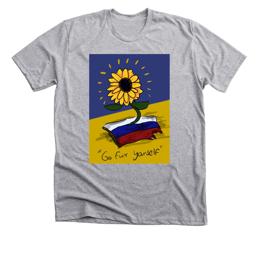 Koge Tåget Array af Ukrainian relief Sunflower Power t-shirt | Bonfire