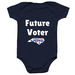 "Future Voter" Baby Onesie, a Navy Infant Onesie