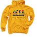 Free Palestine!, a Gold Pullover Hoodie