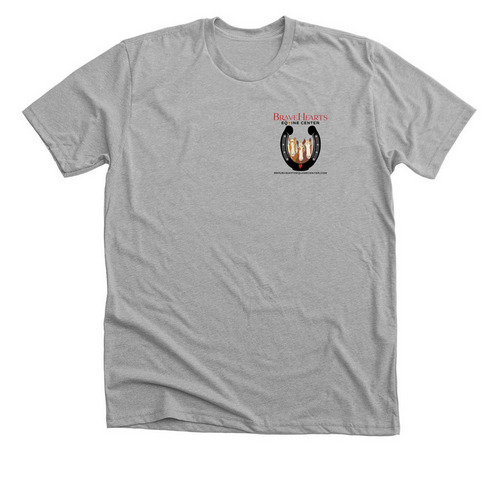 BEC logo wear, a Athletic Heather Premium Unisex Tee