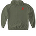 Kraken Logo Sweatshirts, a Military Green Gildan Softstyle Pullover Hoodie
