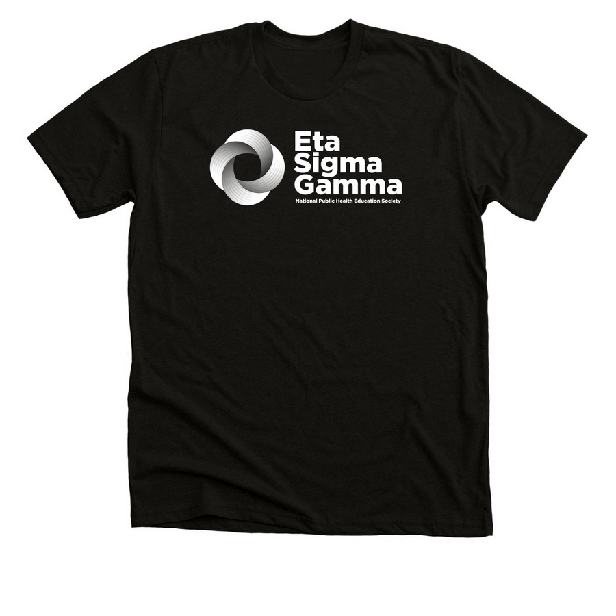 Eta Sigma Gamma Apparel, a Black Heather Premium Unisex Tee