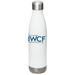 Hydration, a White Stainless Steel Water Bottle