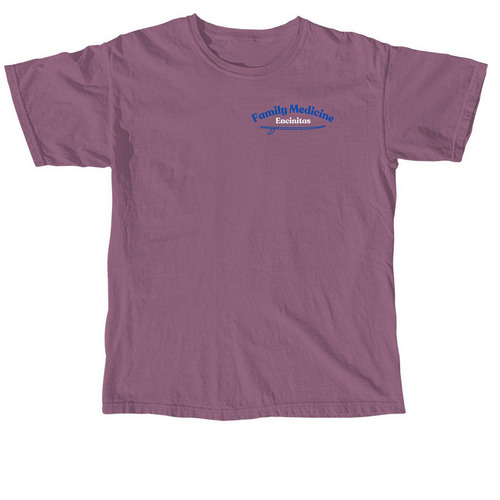 Family Med- work wear, a Berry Comfort Colors Unisex Tee