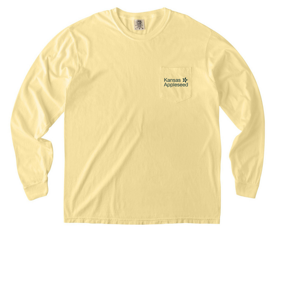 Ad Astra Per Aspera, a Butter Comfort Colors Long Sleeve Pocket Tee