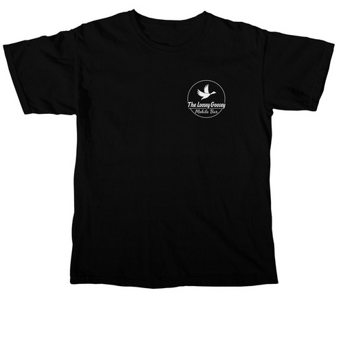 Loosey Goosey Mobile Bar &nbsp;Merch, a Black Comfort Colors Unisex Tee
