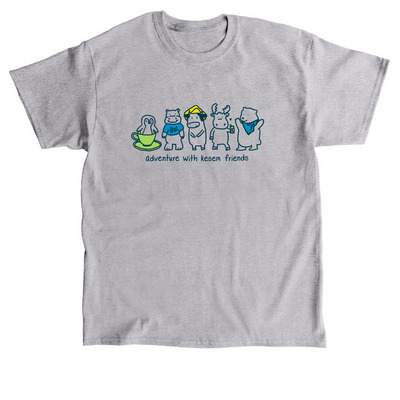 Kesem Friends T-Shirt, a Sport Grey Classic Unisex Tee