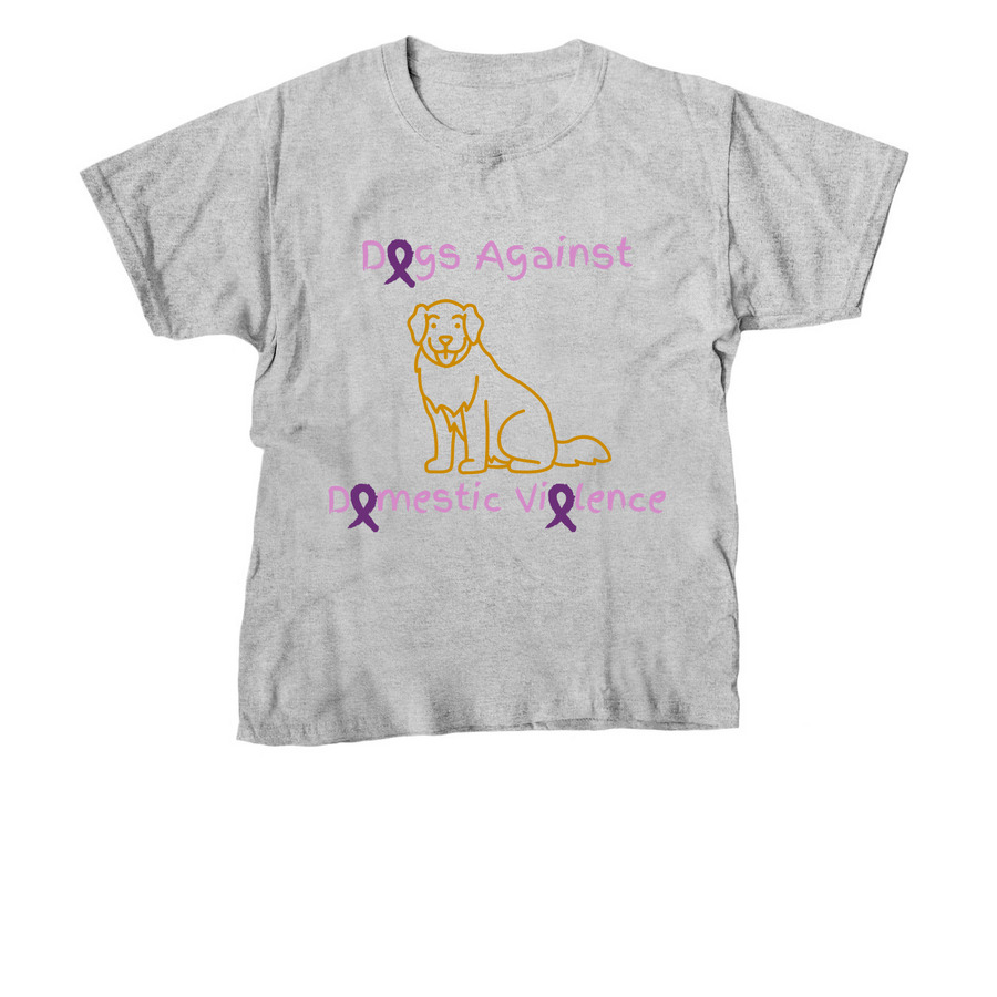 Dogs against Domestic Violence, a Sport Grey Youth Unisex Tee