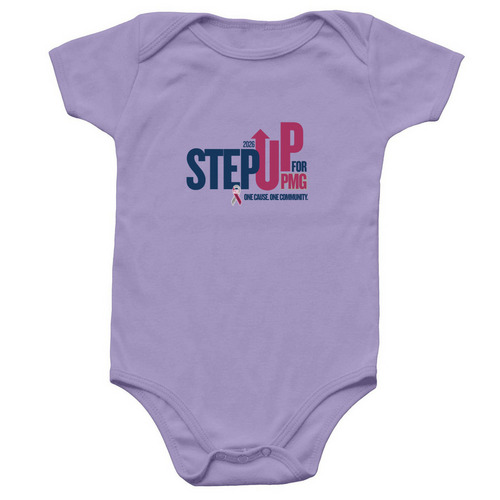 Infant Step Up for PMG 2026, a Lavender Infant Onesie
