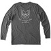 I Love Old Dogs - Logo Tee, a Aluminum Grey Allmade Eco Triblend Women?s Long Sleeve Tee (back-view)