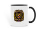 Mahina's Ohana Rescue ?hardcore? coffee mug, a Black Two-Tone Ceramic Mug
