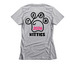 TeamKitties2026, a Dark Heather Grey Women's Slim Fit Tee (back-view)