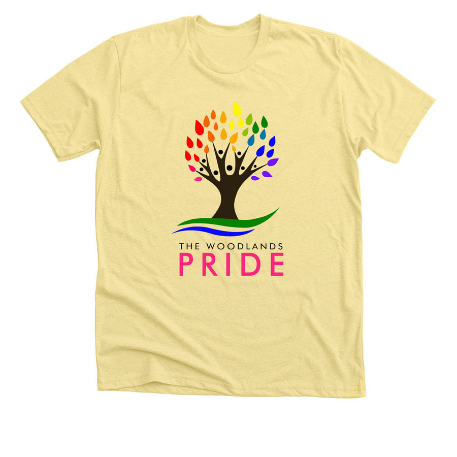 TWP Logo Shirt, a Heather Yellow Gold Premium Unisex Tee
