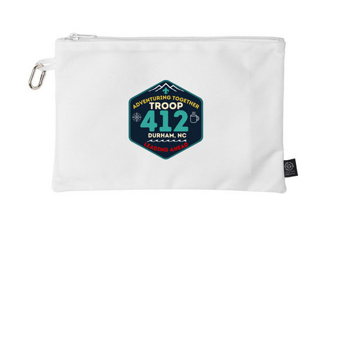 Troop 412 Travel Pouch, a White Grove Go-Go Pouch