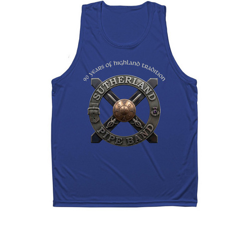 Sutherland 90th - Activewear, a True Royal Unisex Performance Tank