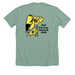Fall Flyway Festival 2026, a Heather Dusty Blue Premium Unisex Tee (back-view)