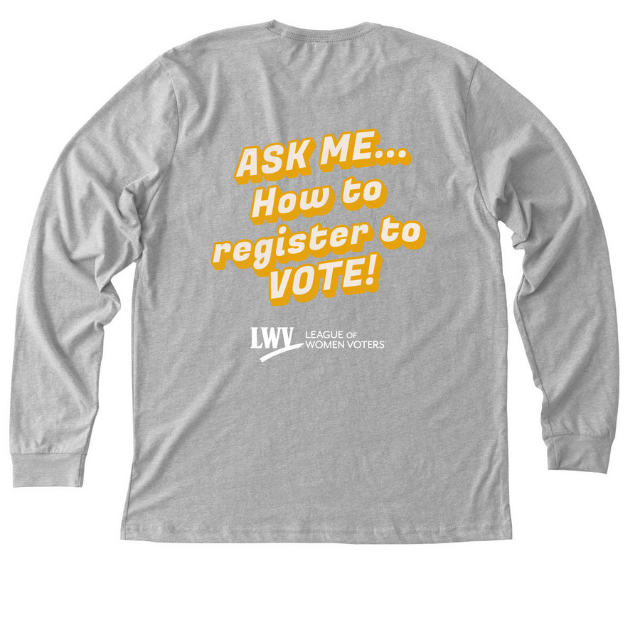 For the Vols, a Athletic Heather Premium Long Sleeve Tee (back-view)