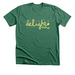 Delight Volunteer Shirt, a Heather Grass Green Premium Unisex Tee