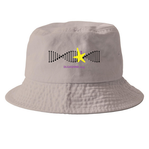 DLG4 SHINE DNA strand hats (full colour), a Khaki Printed Bucket Hat
