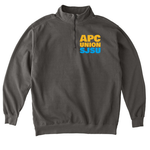 APC Strong, a Pepper Comfort Colors Quarter Zip Pullover