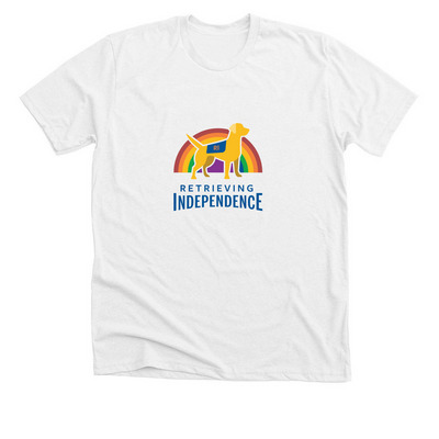 Raise With Pride, a Solid White Blend Premium Unisex Tee