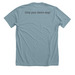 Chip Your Dog, a Heather Blue Lagoon Premium Unisex Tee (back-view)
