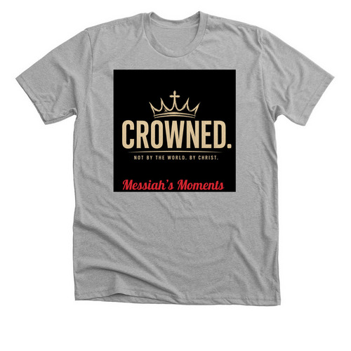 Messiahs Moments Faith Designs, a Athletic Heather Premium Unisex Tee