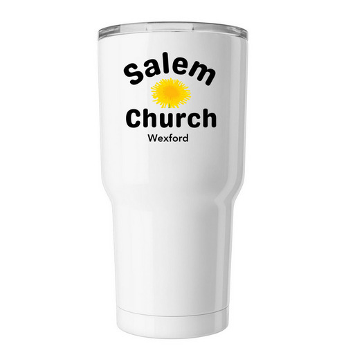Salem Sips 3, a White Insulated Tumbler