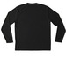 Unisex &nbsp;Long Sleeve Tee, a Black Unisex Performance Long Sleeve Tee (back-view)