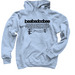Beabadoobee Powerlines Tour Merch, a Light Blue Pullover Hoodie