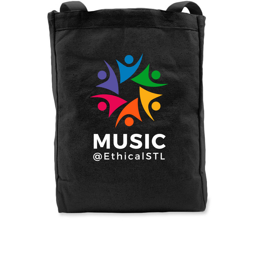 Tote Bag, a Black Recycled Cotton Tote Bag