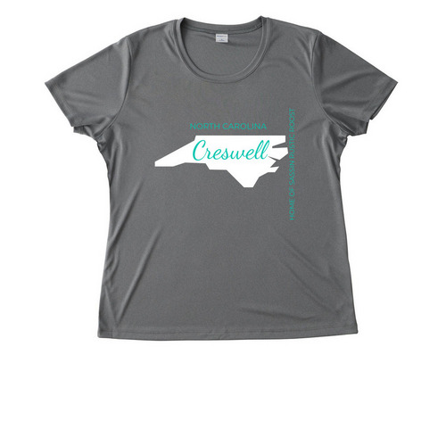 Home of the Fowl, a Grey Concrete Heather Women's Performance Tee
