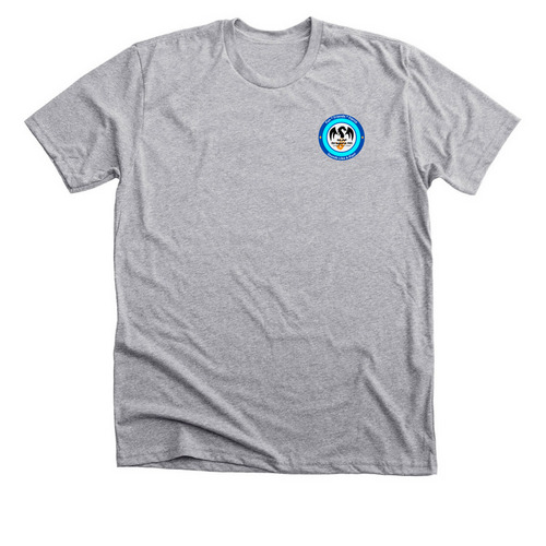 SLAP Dragons Front and Back Logo Collection, a Athletic Heather Premium Unisex Tee