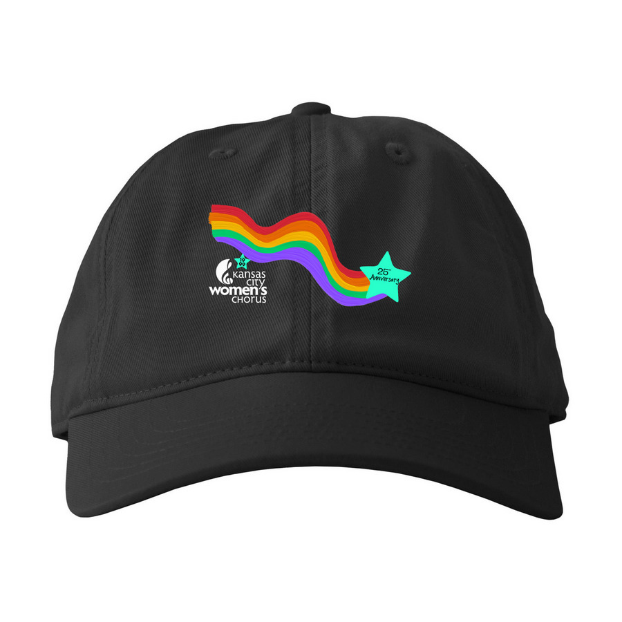 25th Anniversary Baseball & Bucket Hats, a Black Printed Eco Baseball Cap