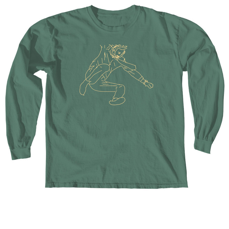 Profits, a Light Green Comfort Colors Long Sleeve Tee