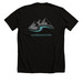 GDB CO T-shirts, a Solid Black Blend Premium Unisex Tee (back-view)